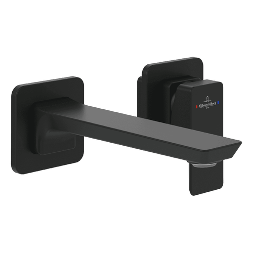 Villeroy & Boch Subway 3.0 Single-Lever Basin Mixer with Matt Black and Chrome Finish