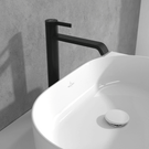 villeroy--boch-dawn-matt-black-tall-single-lever-basin-mixer-no-waste-