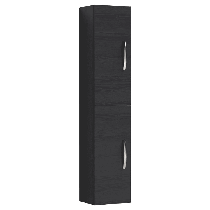 nuie-athena-charcoal-black-300mm-tall-cabinet-double-door---mod662-