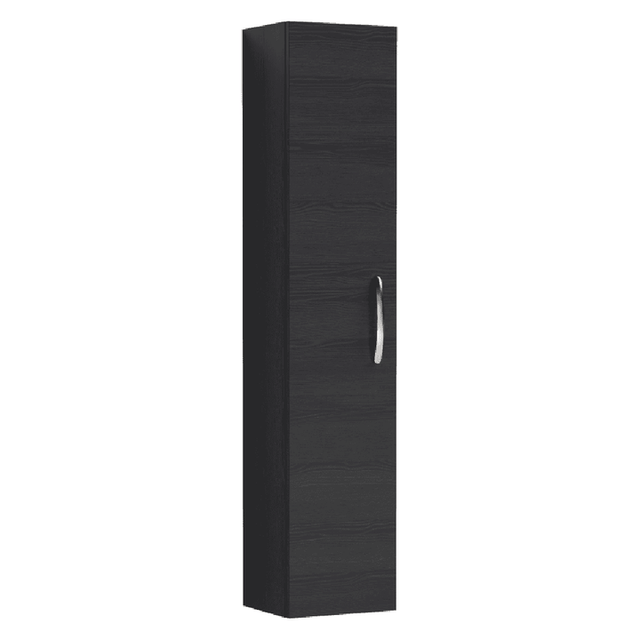nuie-athena-charcoal-black-300mm-tall-cabinet-single-door---mod661-