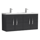 nuie-athena-charcoal-black-1200mm-wall-hung-4-door-vanity--double-basin-