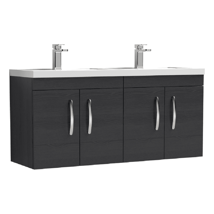 nuie-athena-charcoal-black-1200mm-wall-hung-4-door-vanity--double-basin-