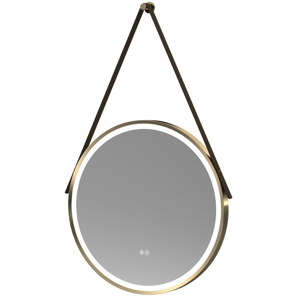 Nuie Cloud Grey with Brass Finish Bathroom Suite Set