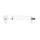 astini-orca-black-round-ceiling-shower-arm-250mm-