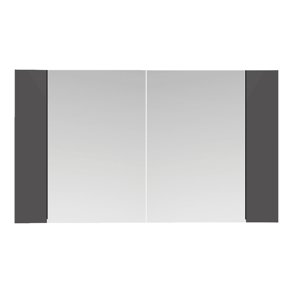 Nuie Athena Gloss Grey Bathroom Suite Set 3
