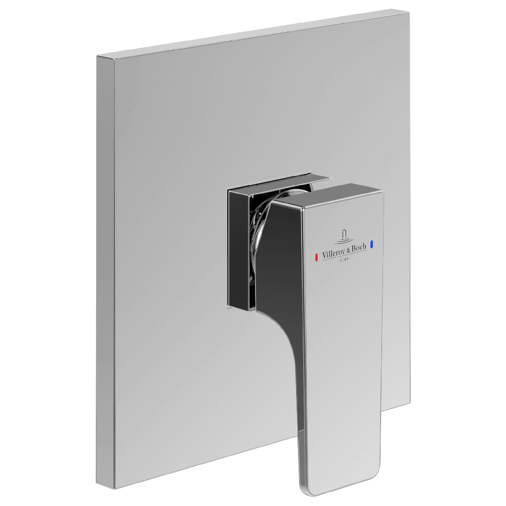 Villeroy & Boch Architectura Square Concealed Single-Lever Bath or Shower Mixer
