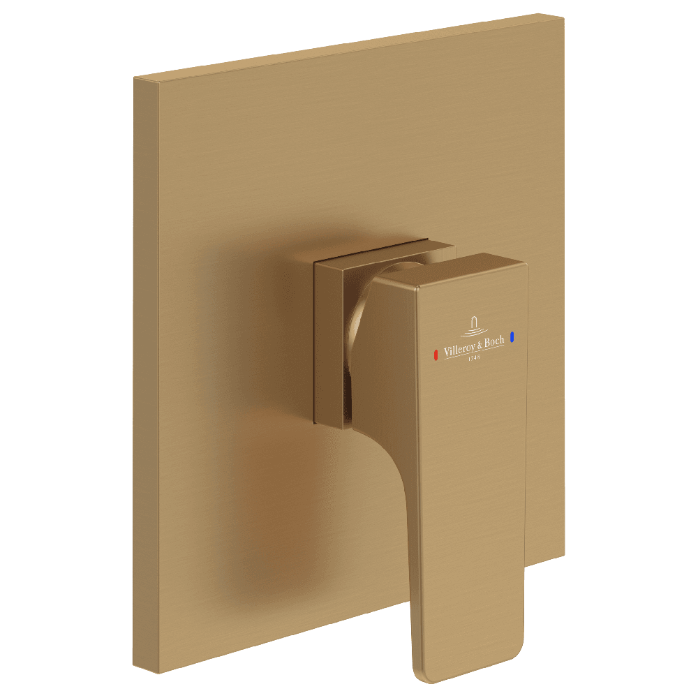 Villeroy & Boch Architectura Square Concealed Single-Lever Bath or Shower Mixer