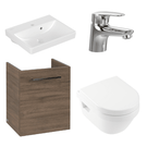 villeroy--boch-avento-arizona-oak-450-wall-hung-vanity-unit-basin--onovo-chrome-mini-mixer-with-wall-hung-toilet-combi-pack-