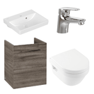 villeroy--boch-avento-stone-oak-450-wall-hung-vanity-unit-basin--onovo-chrome-mini-mixer-with-wall-hung-toilet-combi-pack-