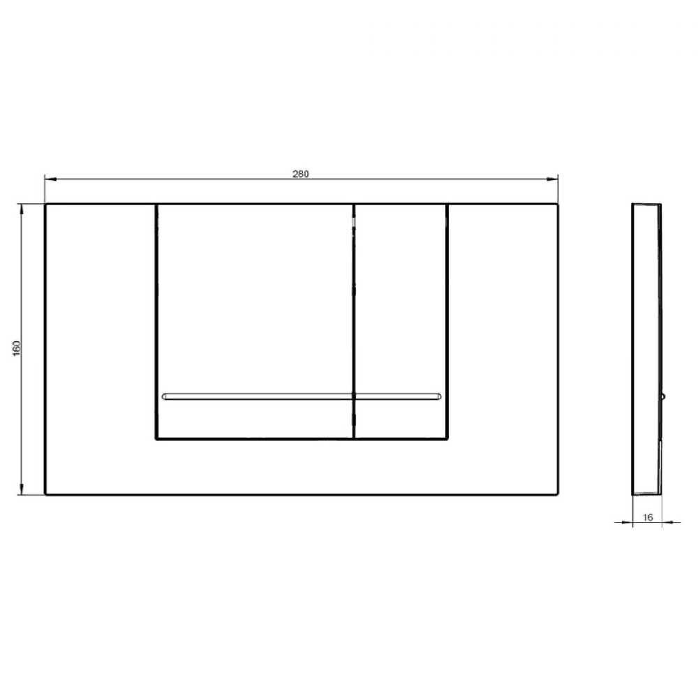 Villeroy & Boch Architectura Round Wall Hung Toilet, Seat, Frame, Cistern & Flush Plate