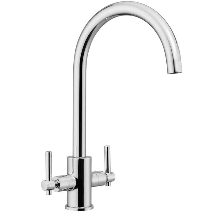 leisure-aquaflair-monobloc-chrome-dual-lever-kitchen-sink-tap-tfr1cm-