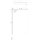 hudson-reed-wetroom-shower-screen--chrome-support-bar-1200mm---wrsb1200-