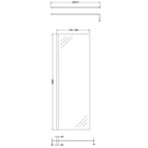 hudson-reed-wetroom-shower-screen--chrome-support-bar-700mm---wrsb700-