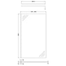 nuie-matt-black-wetroom-shower-screen-with-support-bar-1100mm---wrscbp11-