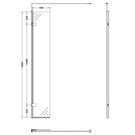 nuie-wetroom-hinged-shower-screen-300x1850mm--chrome-support-bar---wrs030h-
