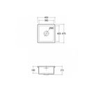 astini-hampton-100-10-bowl-matt-grey-ceramic-undermount-kitchen-sink--waste-