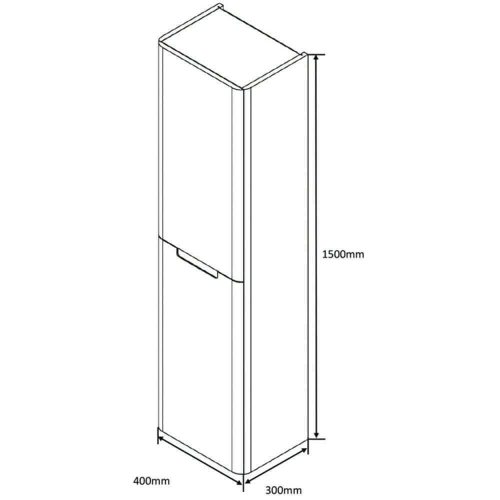 Astini Monza Wall Hung Tall Unit