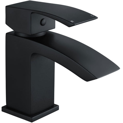 Astini Brecon Orca Black Single Lever Cloakroom Basin Mixer Tap TIS5057