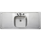 leisure-linear-10-bowl-2-tap-hole-satin-stainless-steel-kitchen-sink-
