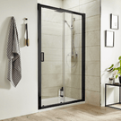 nuie-pacific-matt-black-1200mm-profile-sliding-door-shower-enclosure-