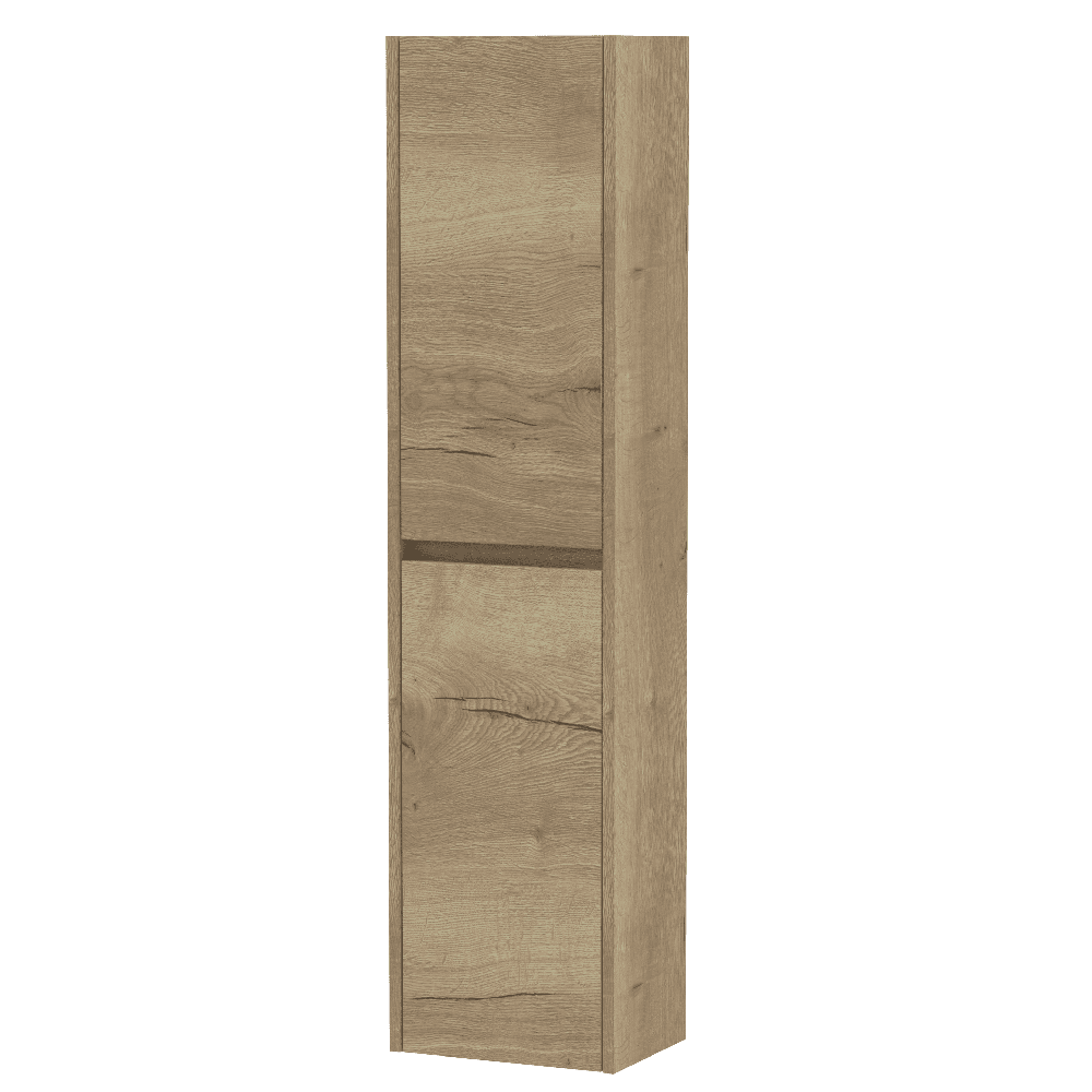 Nuie Havana 350 Wall Hung Tall Unit Bathroom Storage Cabinet