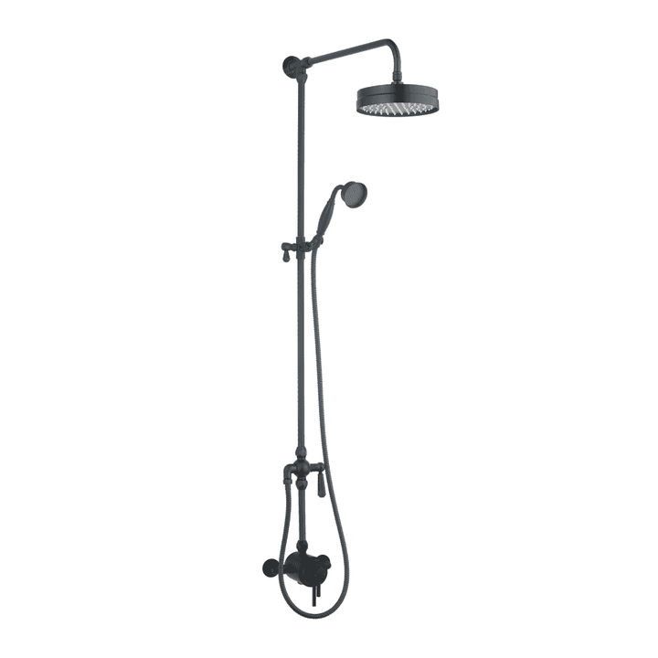 astini-beaumaris-orca-black-exposed-valve-traditional-overhead-shower-rail-kit-