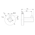 astini-melbourne-matte-black-round-robe-hook-