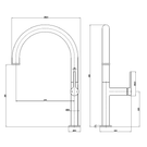 astini-usk-gunmetal-435-single-lever-kitchen-mixer-tap-