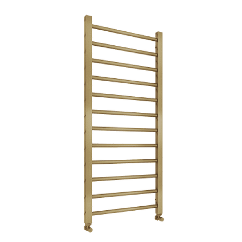 Astini Sanson Brushed Brass 1200x500 Ladder Towel Rail