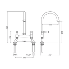 astini-provencale-brushed-brass-twin-lever-kitchen-sink-bridge-mixer-tap-