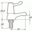 deva-vitality-lever-action-chrome-basin-taps-vl101-3-inch-levers-