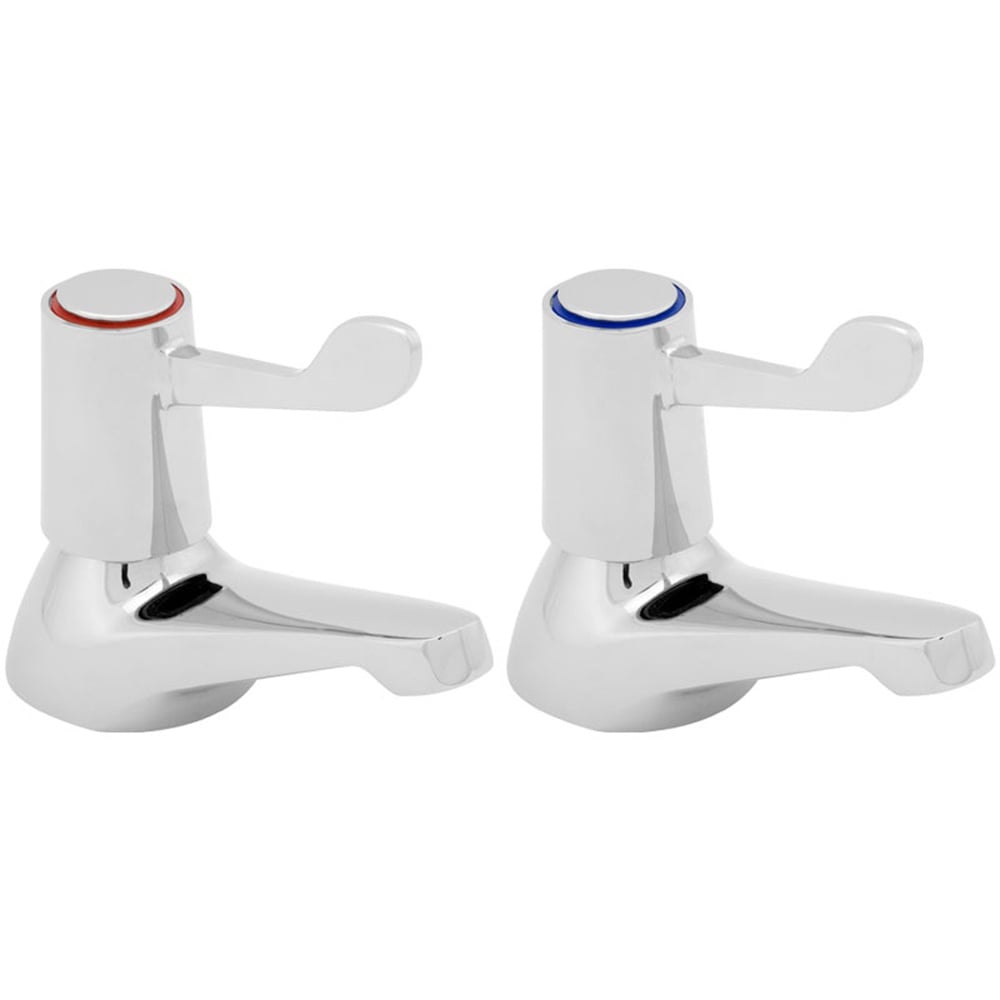 Deva Vitality Lever Action Chrome Bath Taps VL102