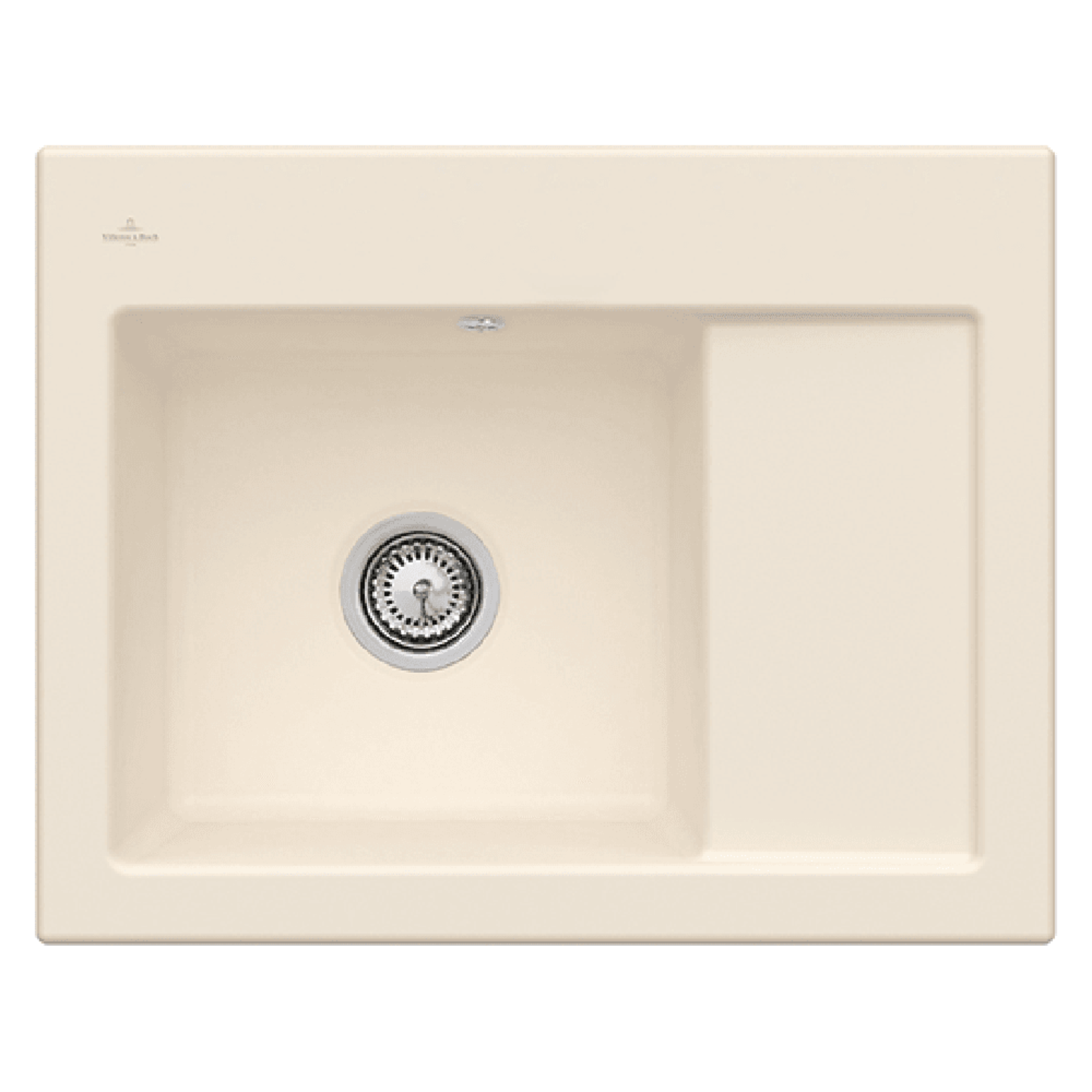 Villeroy & Boch Subway 45 1.0 Bowl Ceramic Kitchen Sink RHD - NO WASTE