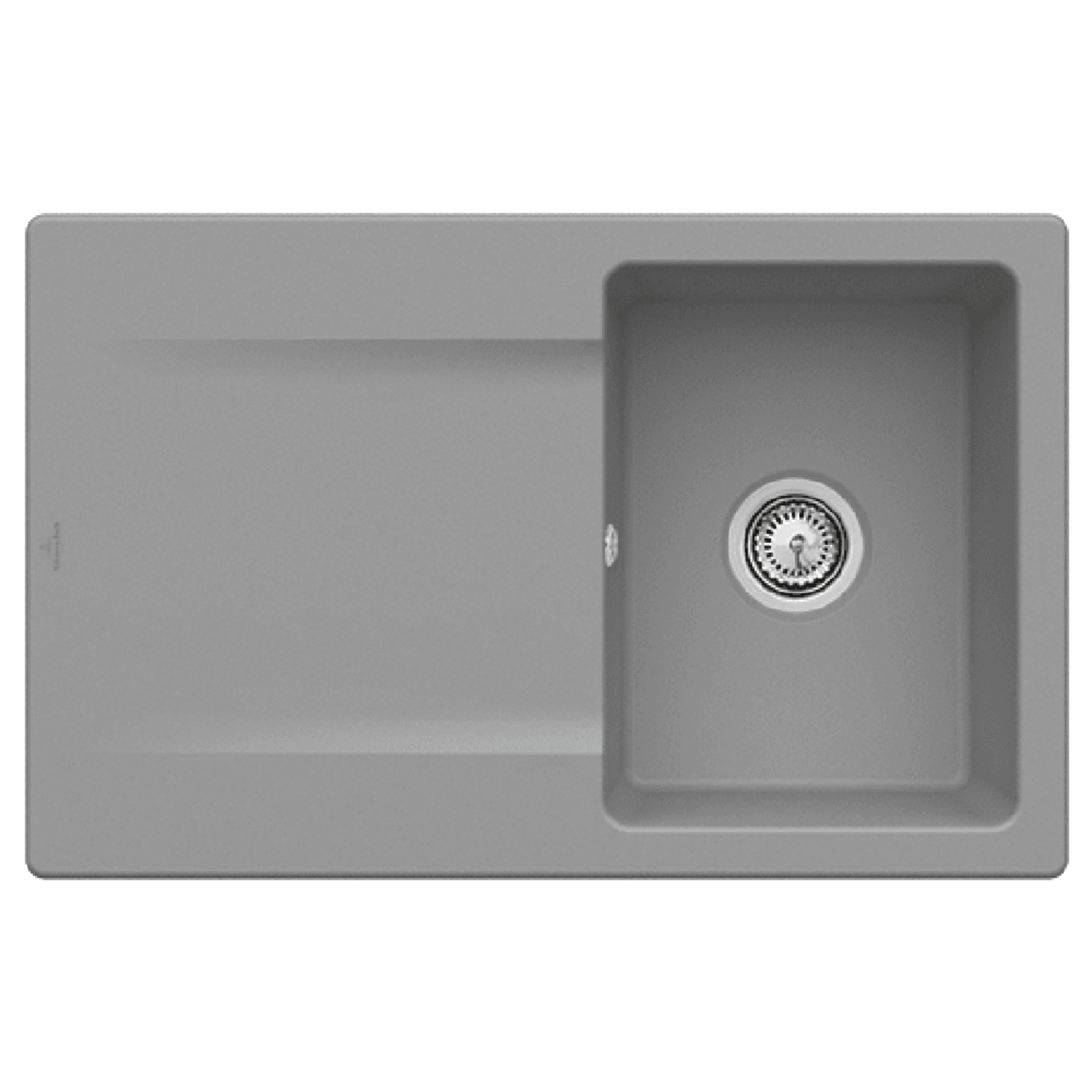 Villeroy & Boch Siluet 45 1.0 Bowl Ceramic Kitchen Sink - NO WASTE