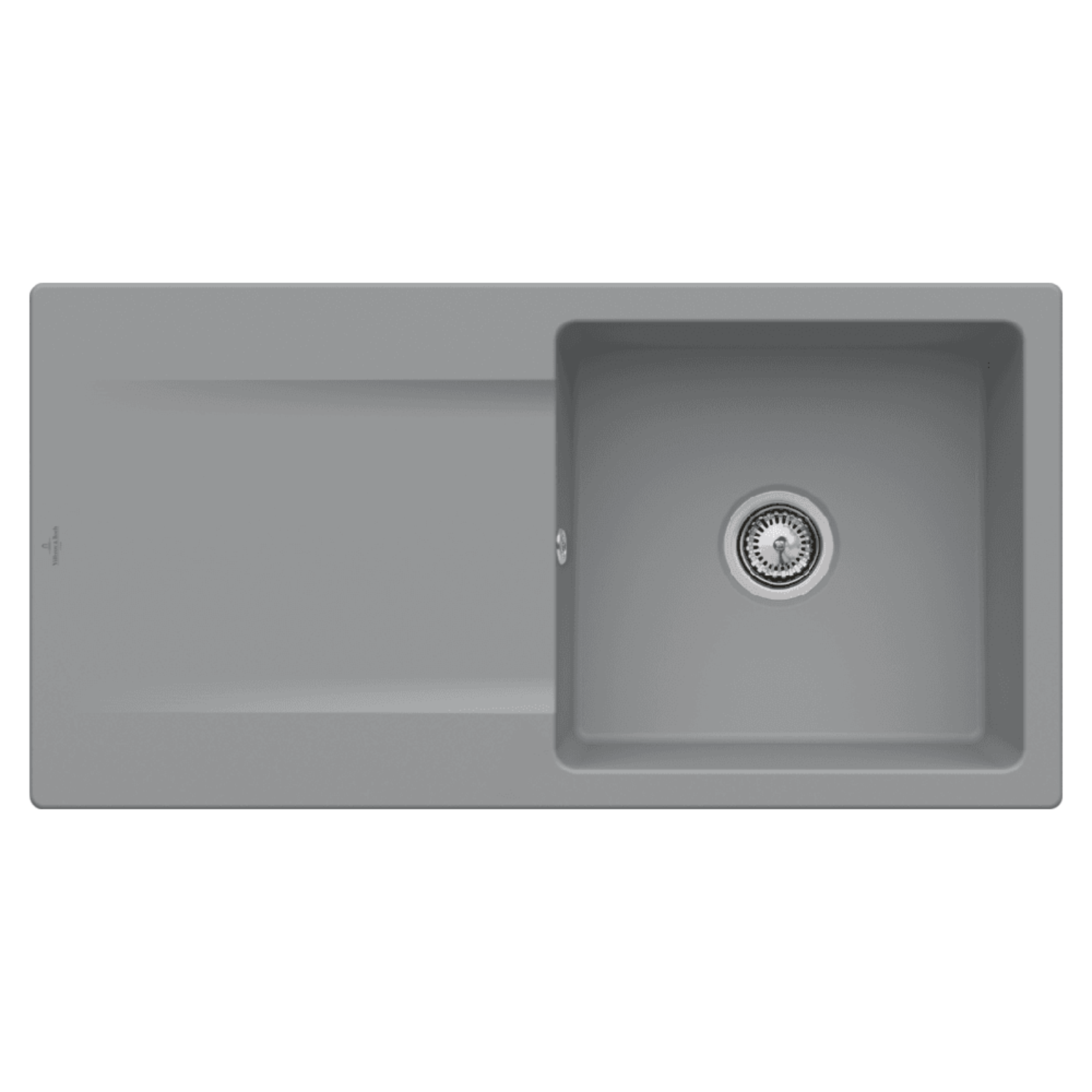 Villeroy & Boch Siluet 60 1.0 Bowl Ceramic Kitchen Sink - NO WASTE