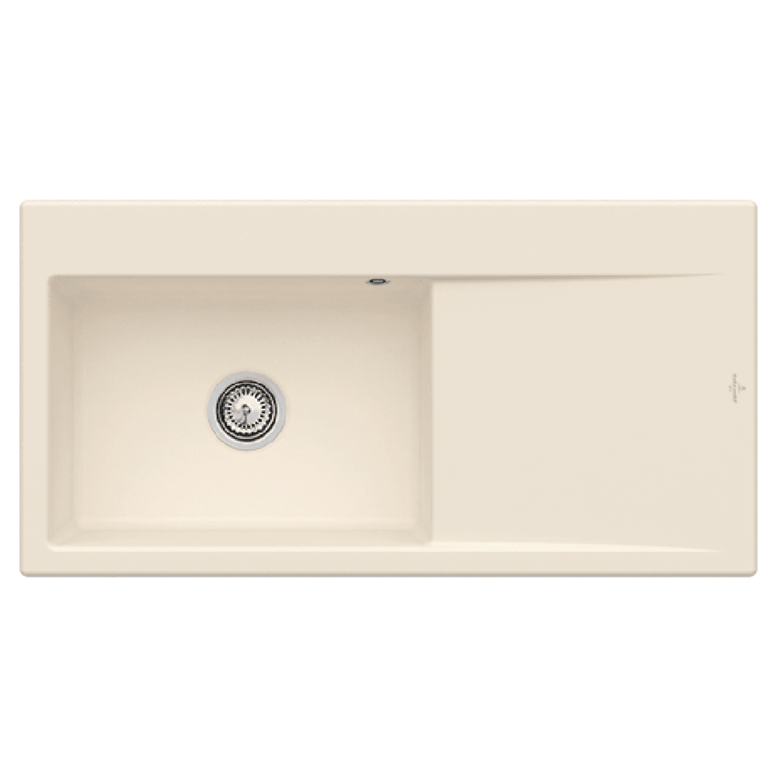 Villeroy & Boch Subway Style 60 Flat 1.0 Bowl Ceramic Kitchen Sink RHD - No Waste
