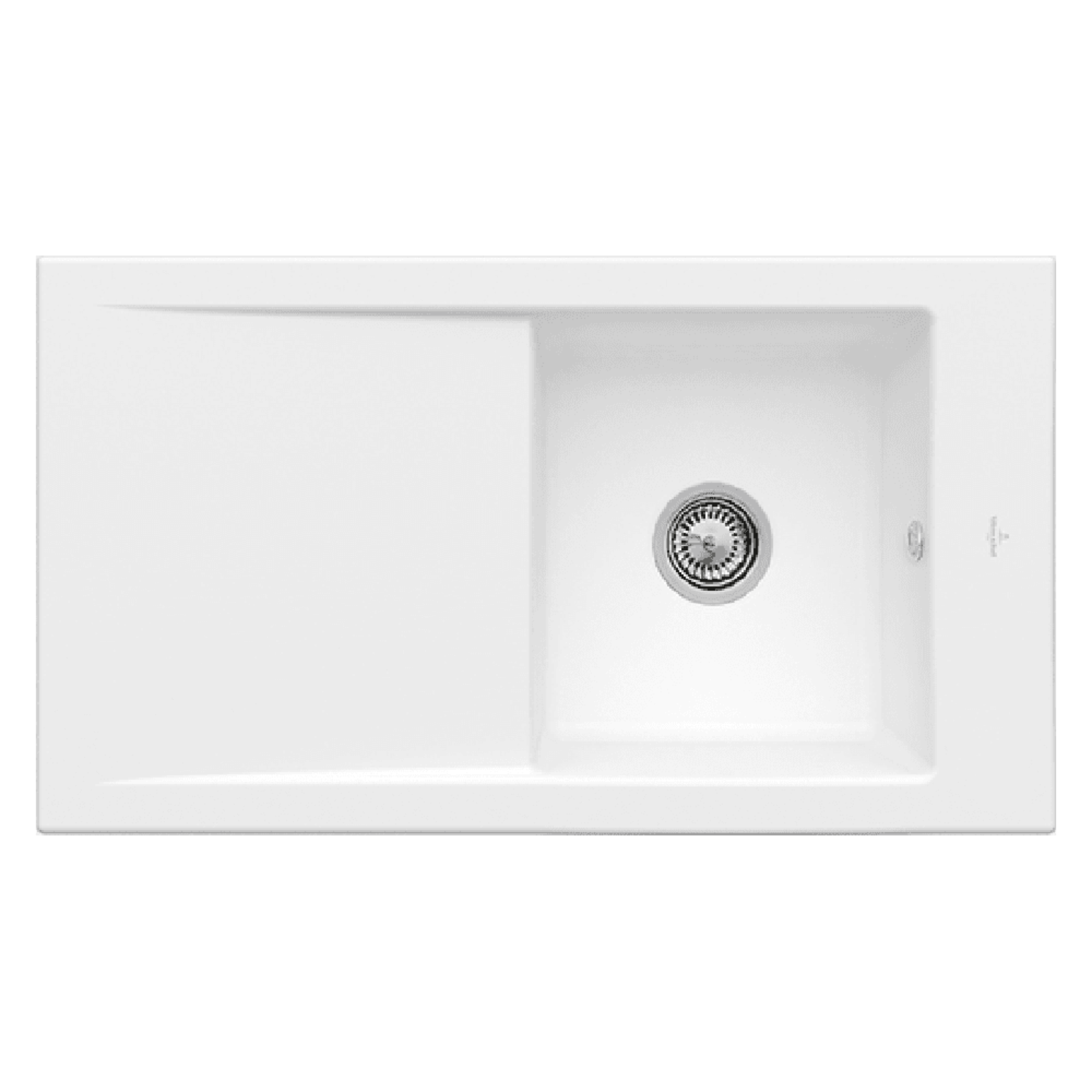 Villeroy & Boch Timeline 50 1.0 Bowl Ceramic Kitchen Sink - NO WASTE