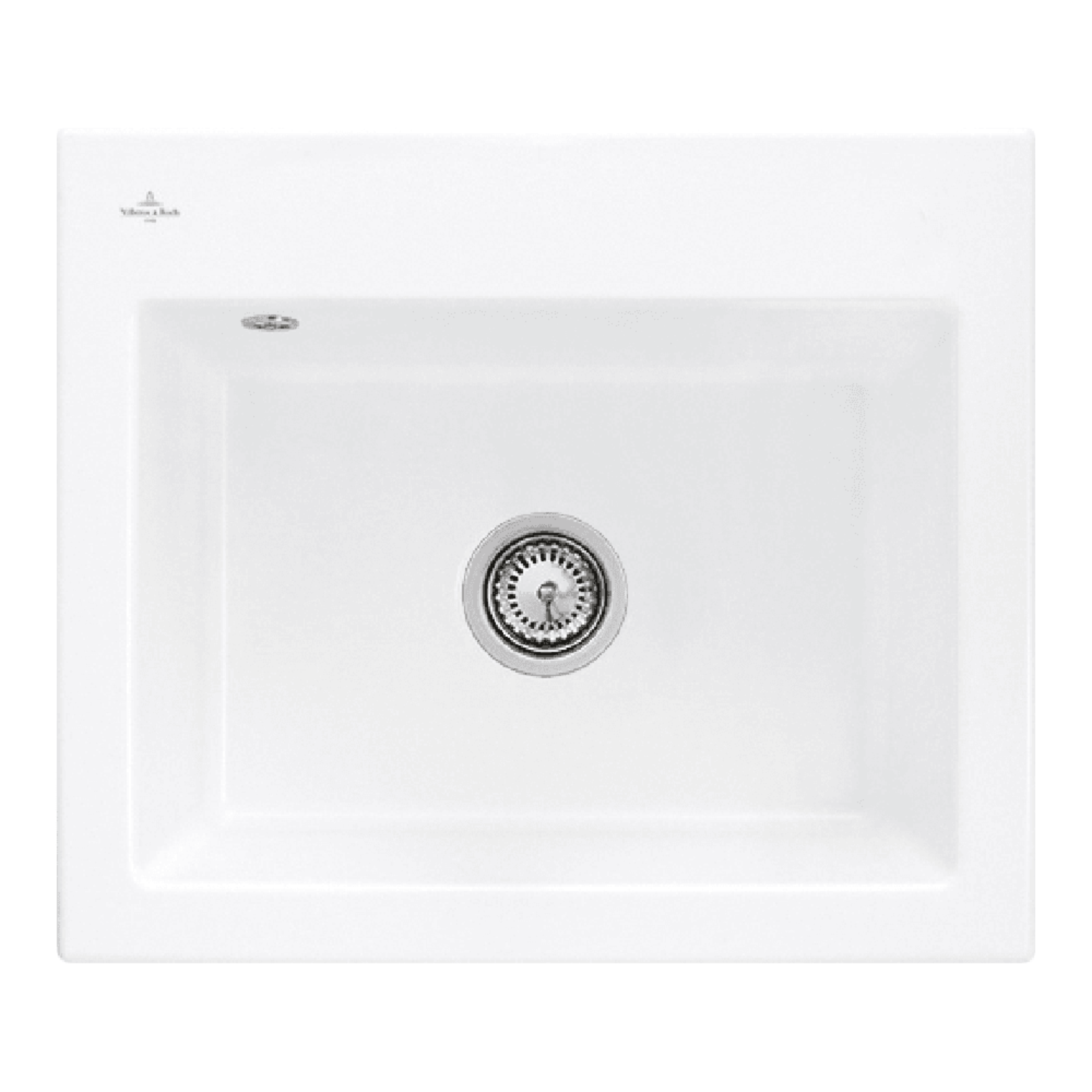 Villeroy & Boch Subway 60 S 1.0 Bowl Ceramic Kitchen Sink - NO WASTE