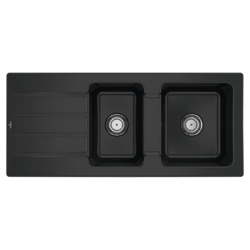 Villeroy & Boch Architectura 80 1.75 Bowl Ceramic Kitchen Sink - NO WASTE