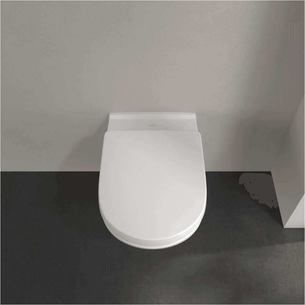 Villeroy & Boch O.novo White Wall Hung Toilet & Soft Close Seat 56601001+9M38S101