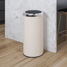 inmotion-42l-cream-stainless-steel-kitchen-waste-dust-bin-