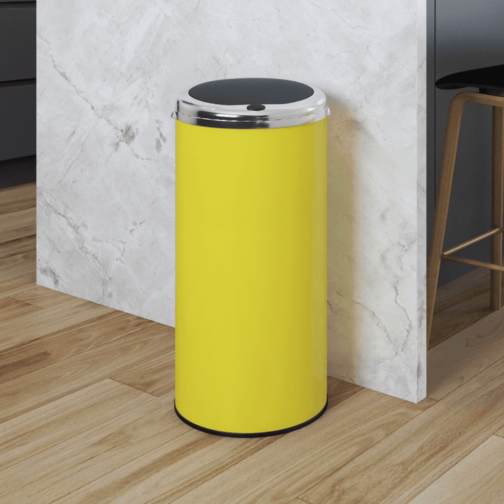 inmotion-42l-yellow-stainless-steel-kitchen-waste-dust-bin-