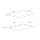 caple-black-288mm-electric-ceramic-2-zones-modular-hob-