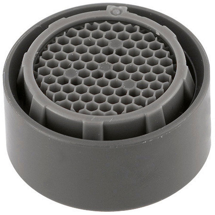 Round stainless steel floor drain with perforated cover