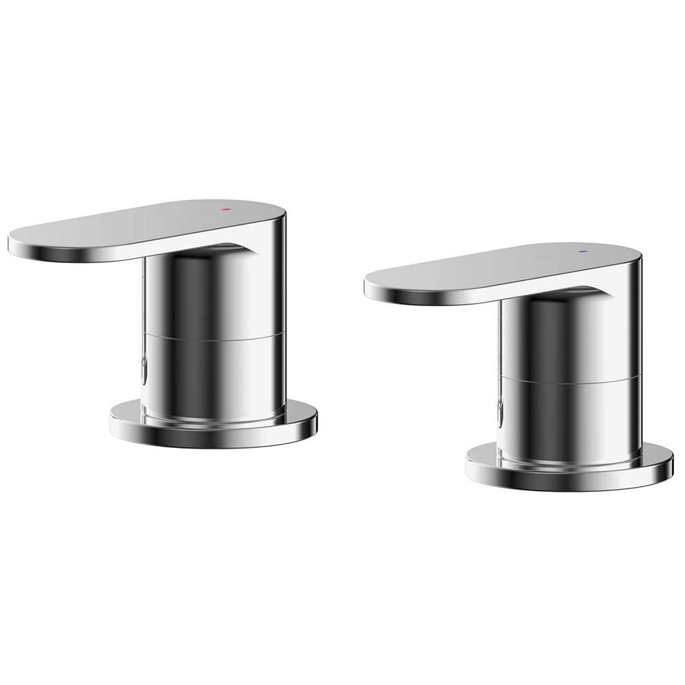 Nuie Binsey Chrome Deck Mounted 3/4" Side Valves - BIN308