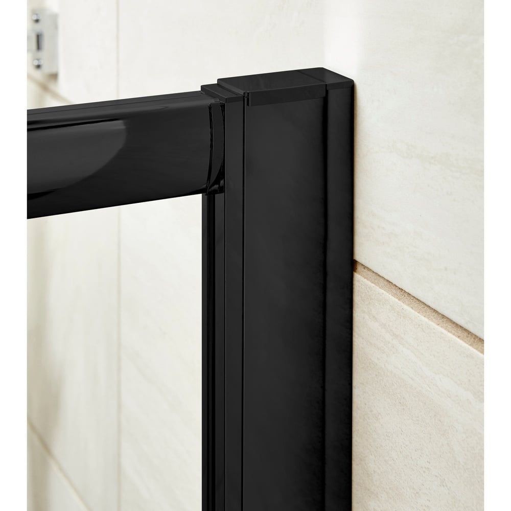 Nuie Wetroom Accessories Matt Black 1850mm Profile Extension Kit - PEK185BP