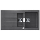 luisina-scala-15-bowl-stone-dark-grey-granite-kitchen-sink--waste-