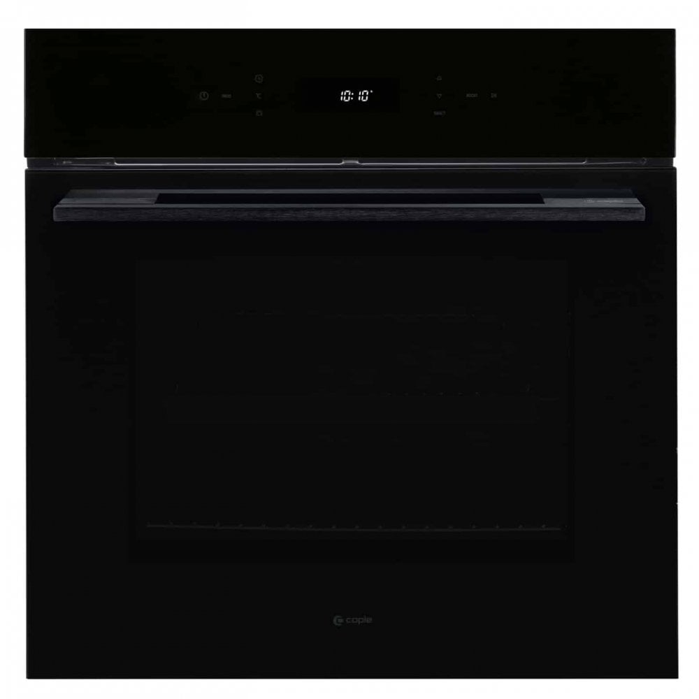 Caple 60cm Electric Black Glass Soft Close Single Oven