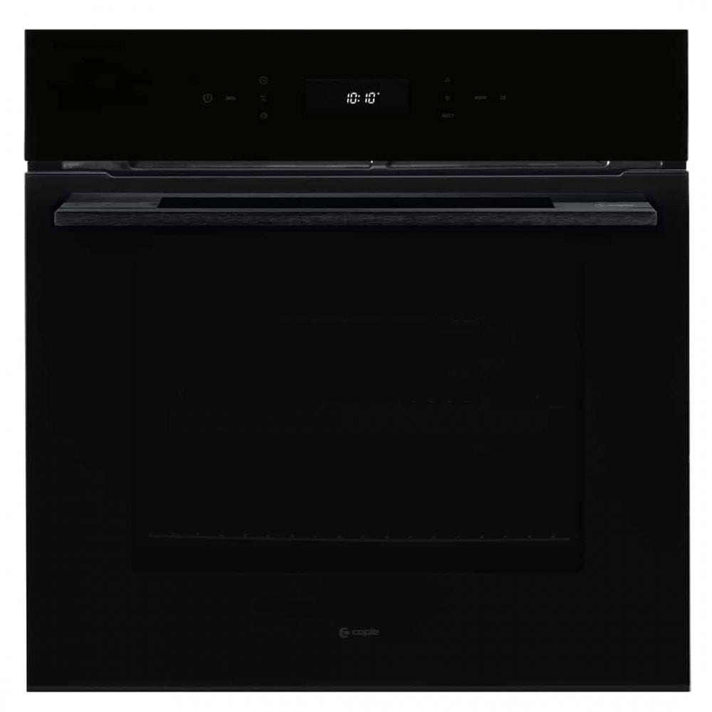 Caple 60cm Pyrolytic Black Glass Double Oven C2403BG