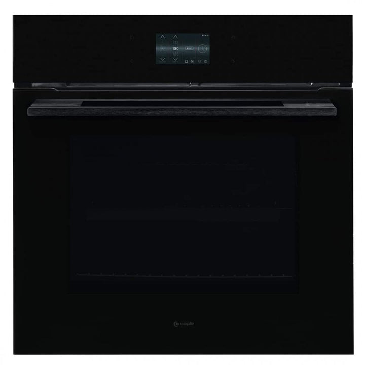 caple-smart-pyrolytic-black-glass-single-oven-c2601bg-